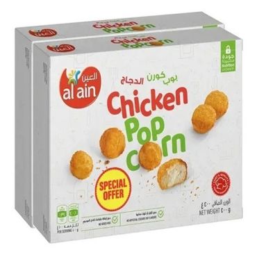 Al Ain Chicken Pop Corn 2 X 400Gm, 6 Pieces Per Carton